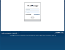 Tablet Screenshot of ewealthmanager.com
